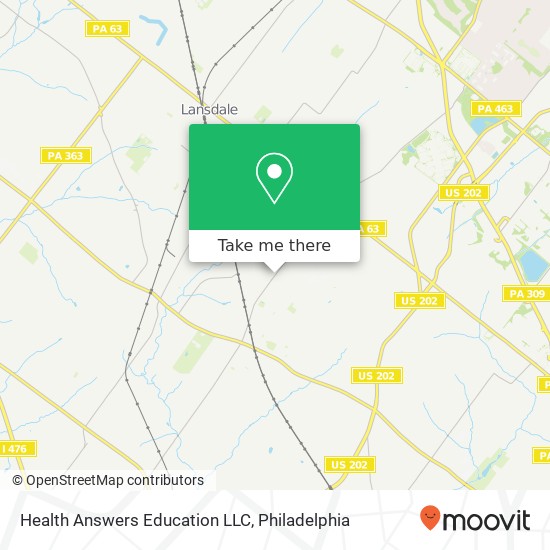 Health Answers Education LLC map
