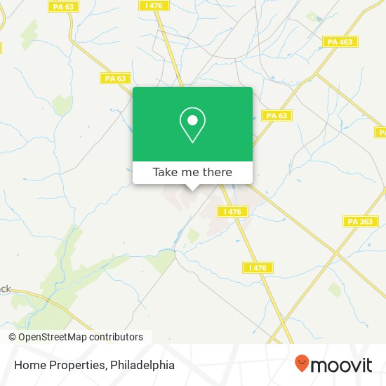 Home Properties map