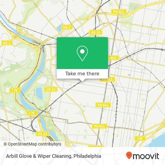 Arbill Glove & Wiper Cleaning map
