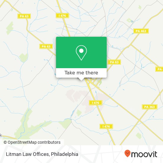 Litman Law Offices map