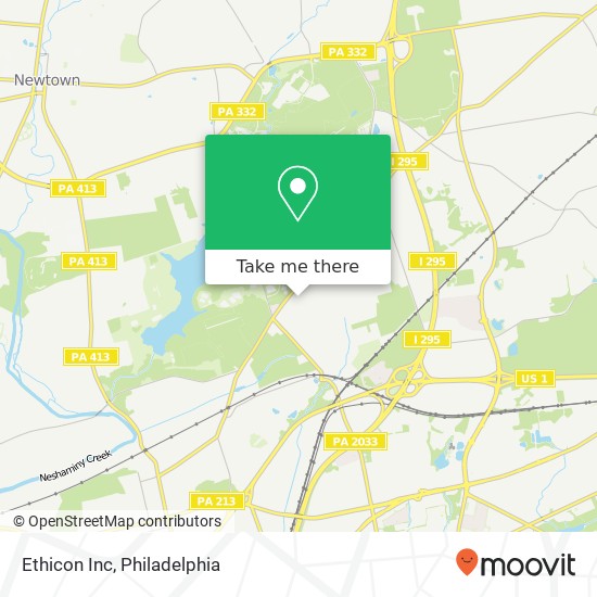 Ethicon Inc map