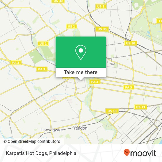 Karpetis Hot Dogs map