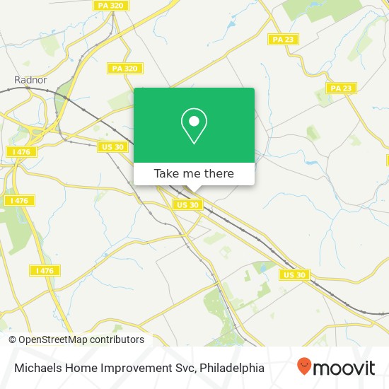 Mapa de Michaels Home Improvement Svc