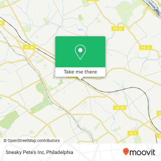 Mapa de Sneaky Pete's Inc