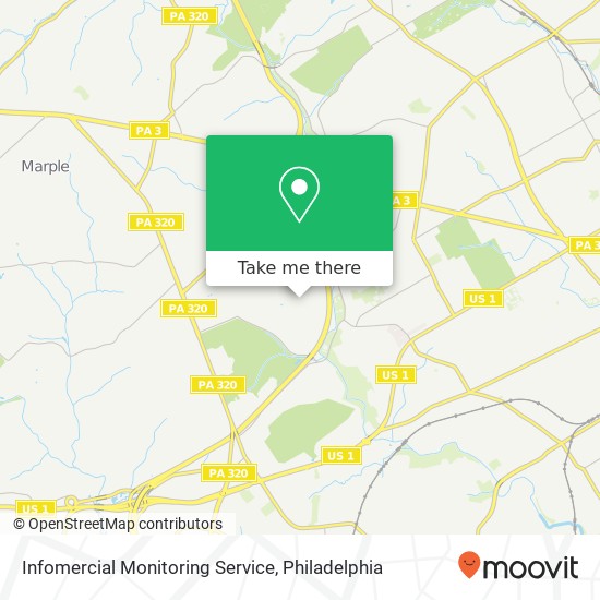 Infomercial Monitoring Service map