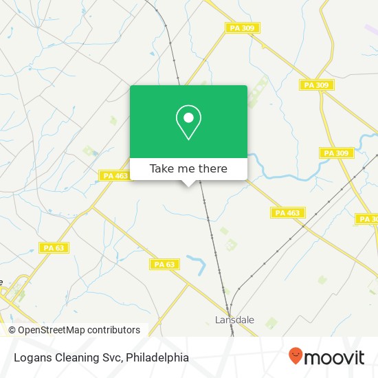 Logans Cleaning Svc map