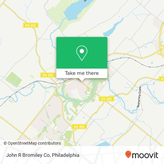 Mapa de John R Bromiley Co
