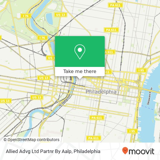 Mapa de Allied Advg Ltd Partnr By Aalp