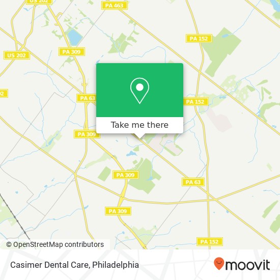 Mapa de Casimer Dental Care