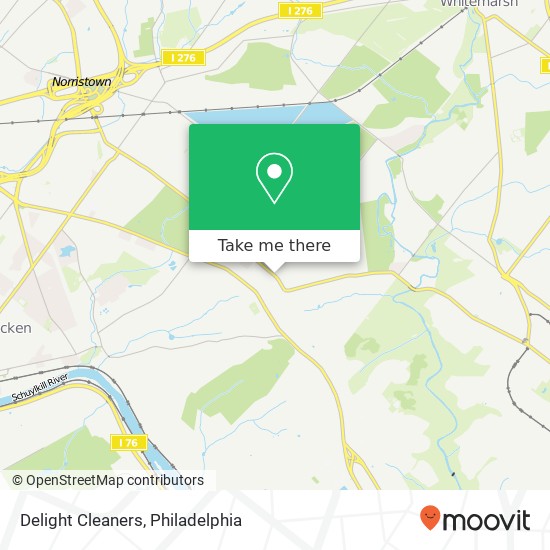 Delight Cleaners map