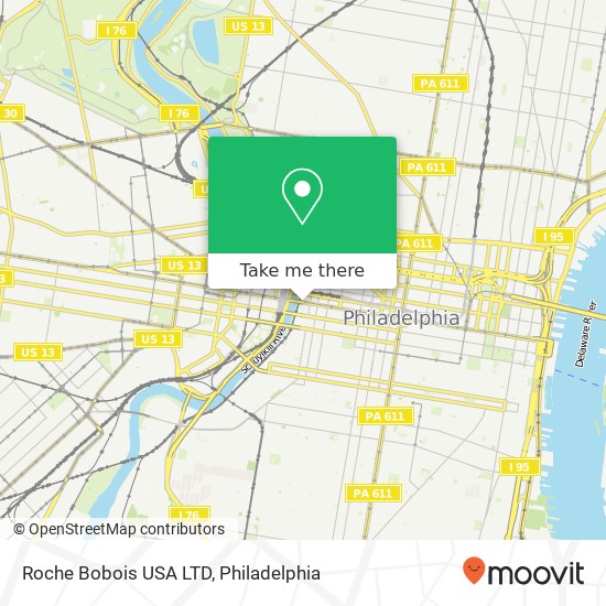 Mapa de Roche Bobois USA LTD