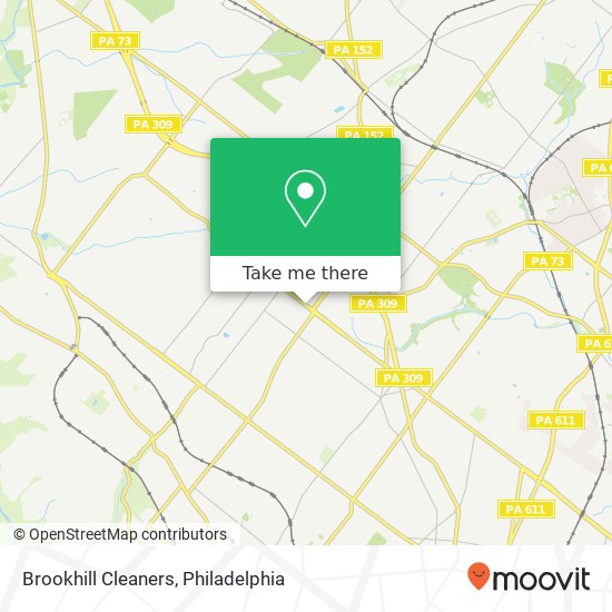 Mapa de Brookhill Cleaners