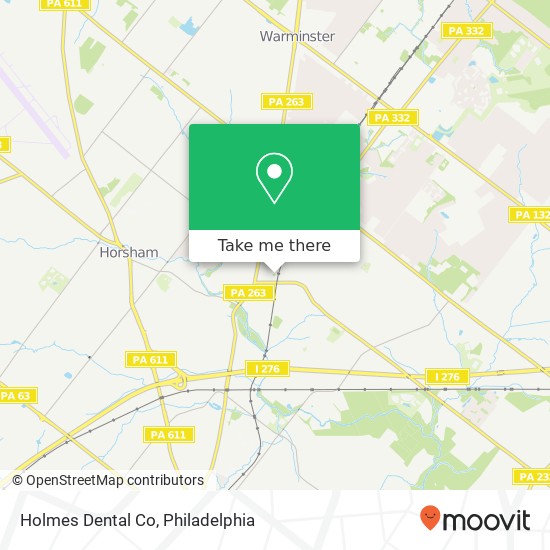 Mapa de Holmes Dental Co