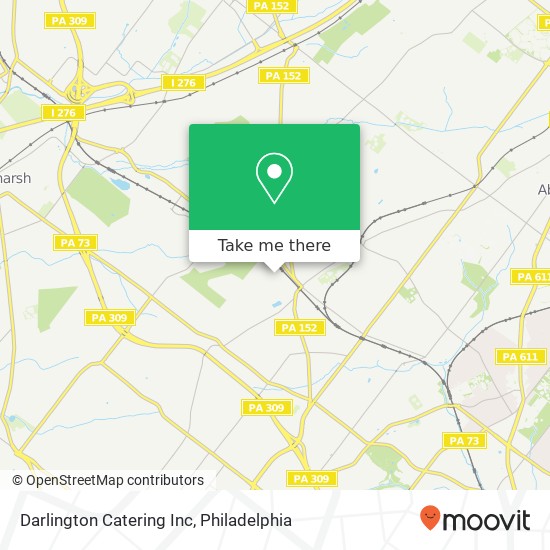 Darlington Catering Inc map