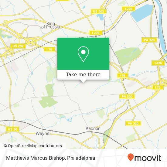 Mapa de Matthews Marcus Bishop