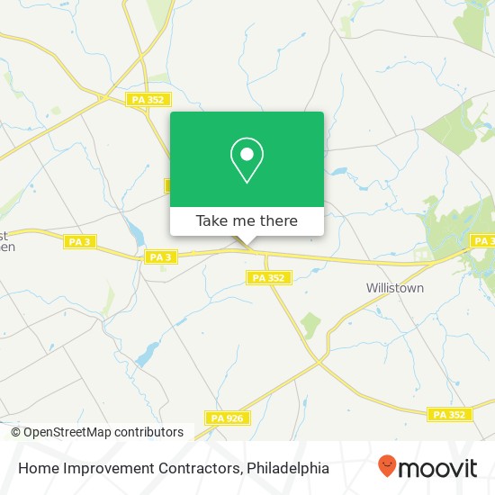 Home Improvement Contractors map