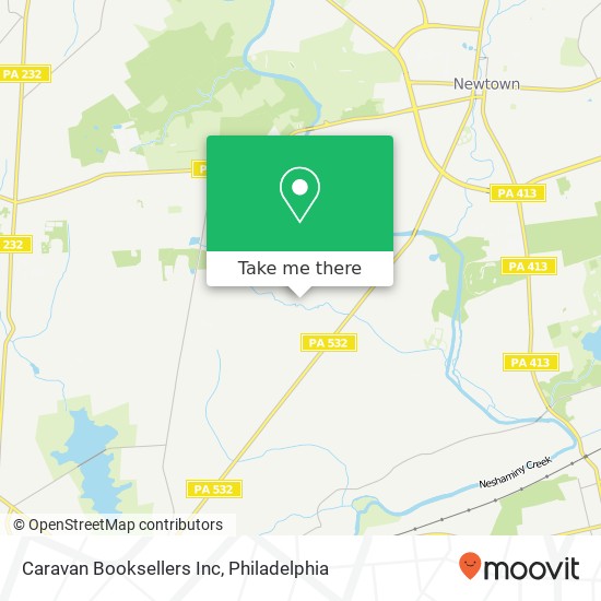 Caravan Booksellers Inc map