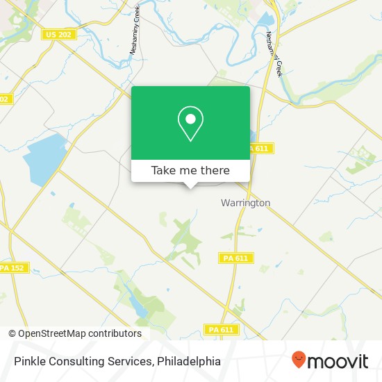 Pinkle Consulting Services map