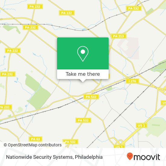Mapa de Nationwide Security Systems