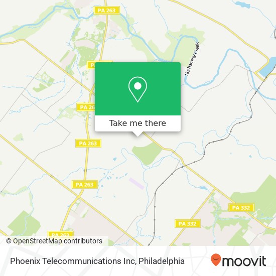 Mapa de Phoenix Telecommunications Inc