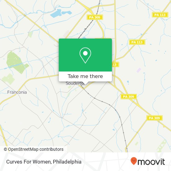 Curves For Women map