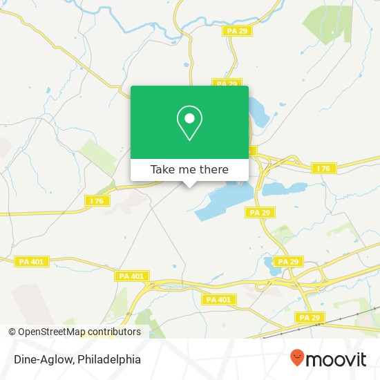 Dine-Aglow map