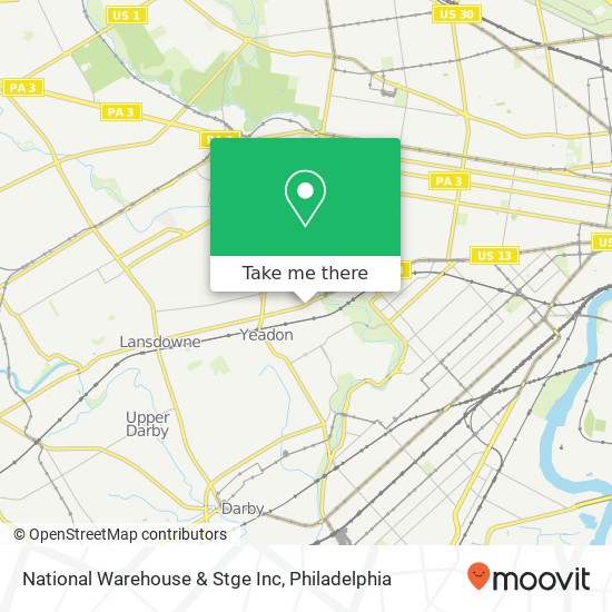 National Warehouse & Stge Inc map
