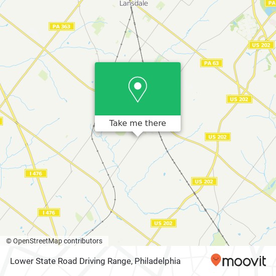 Mapa de Lower State Road Driving Range