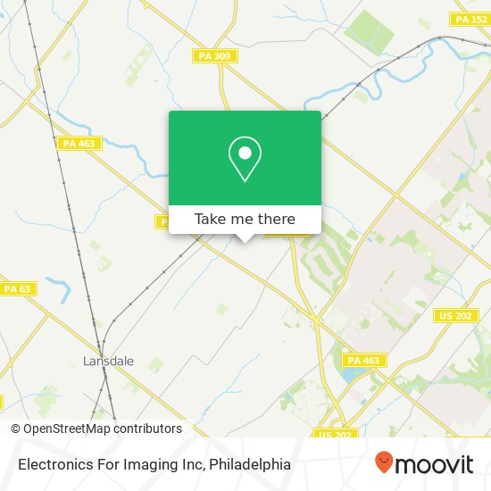 Electronics For Imaging Inc map