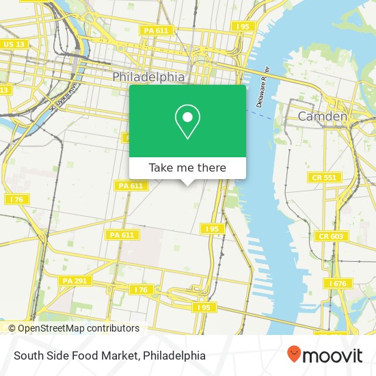 South Side Food Market map