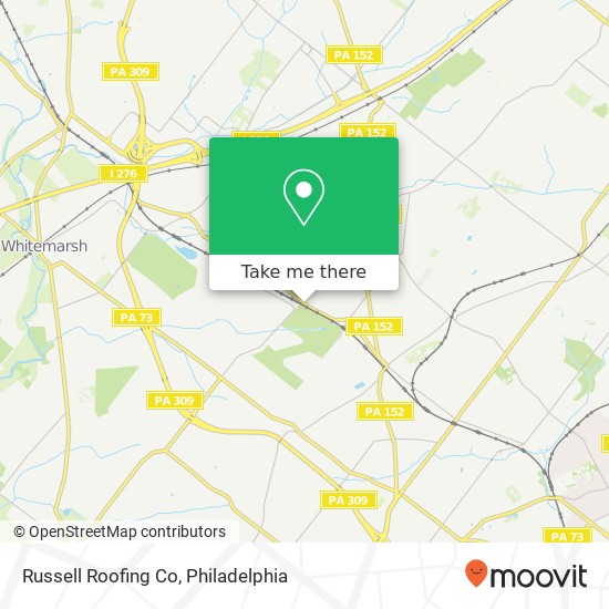 Mapa de Russell Roofing Co