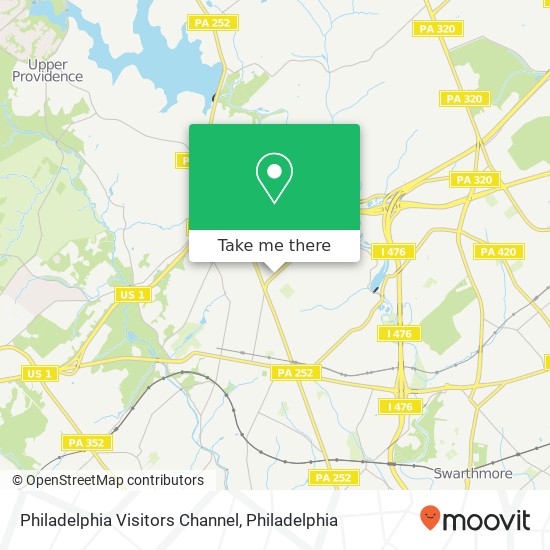 Mapa de Philadelphia Visitors Channel