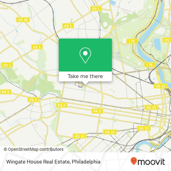 Wingate House Real Estate map