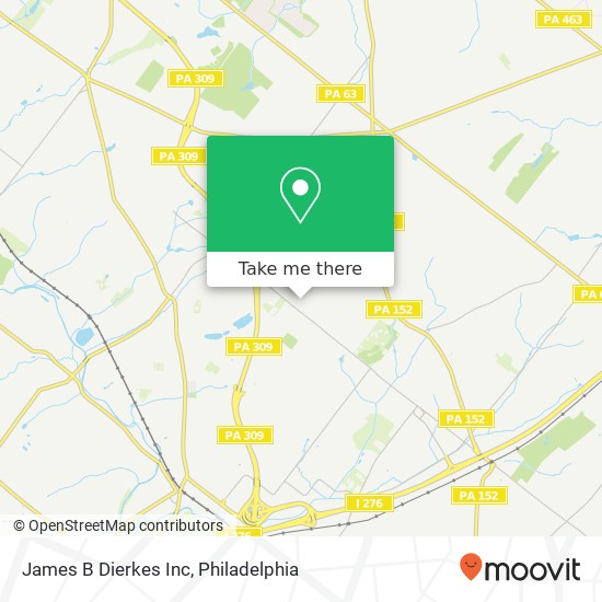 James B Dierkes Inc map