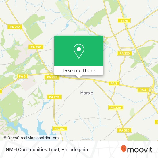 GMH Communities Trust map