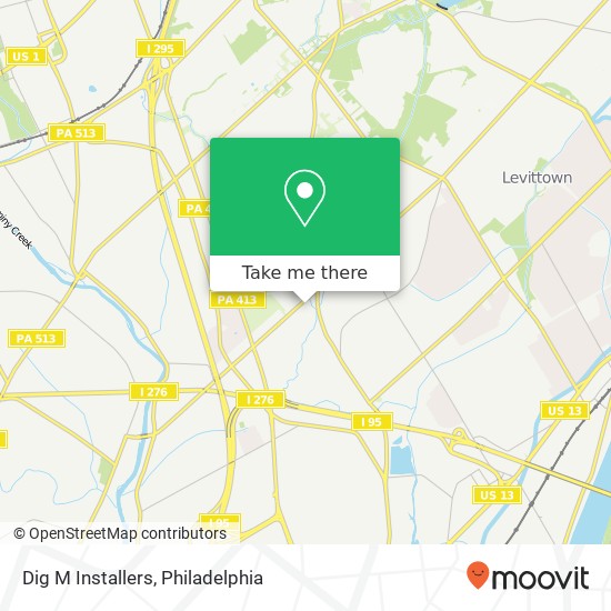Dig M Installers map