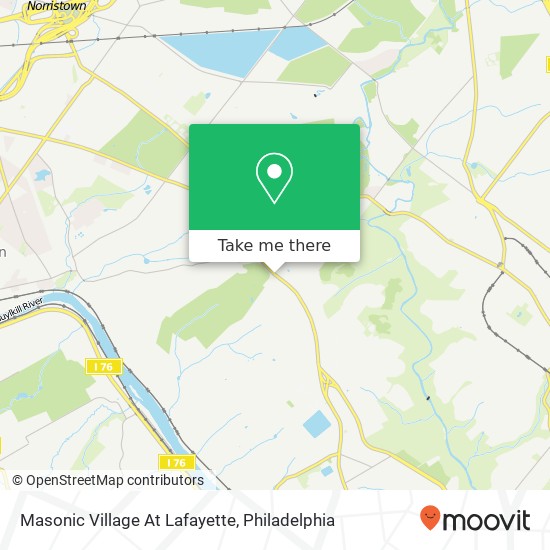 Mapa de Masonic Village At Lafayette