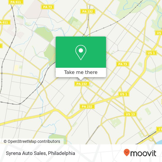 Syrena Auto Sales map