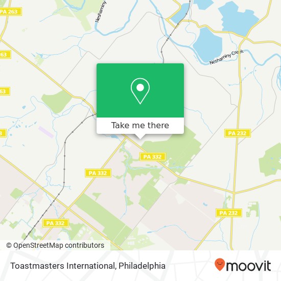 Toastmasters International map