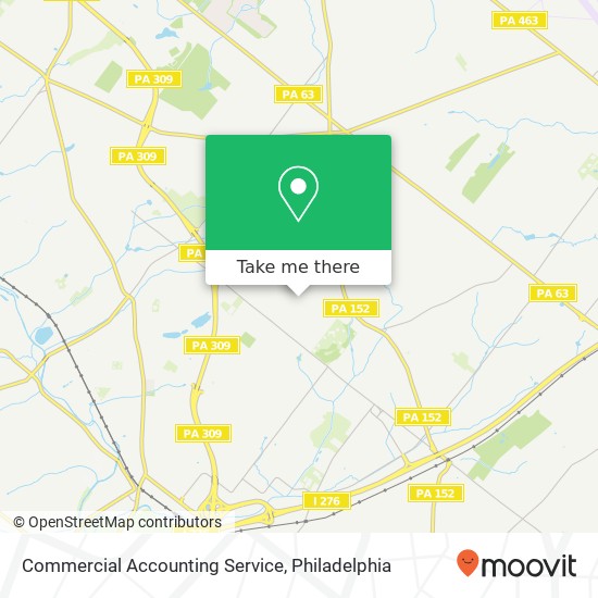 Mapa de Commercial Accounting Service