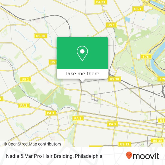 Nadia & Var Pro Hair Braiding map