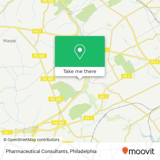 Pharmaceutical Consultants map