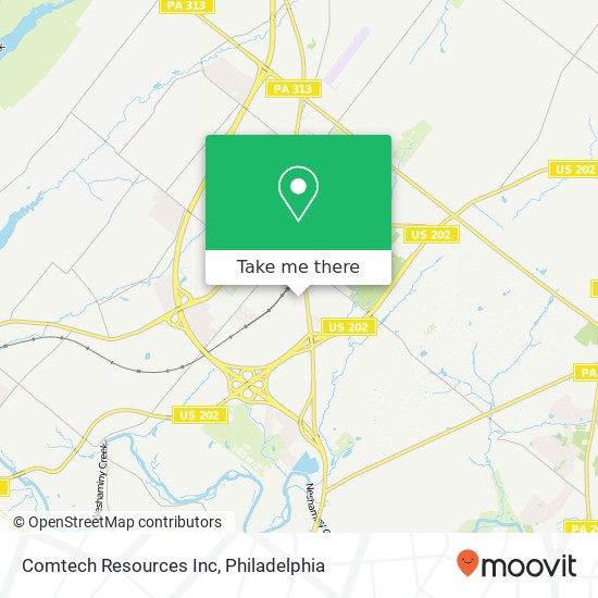 Comtech Resources Inc map