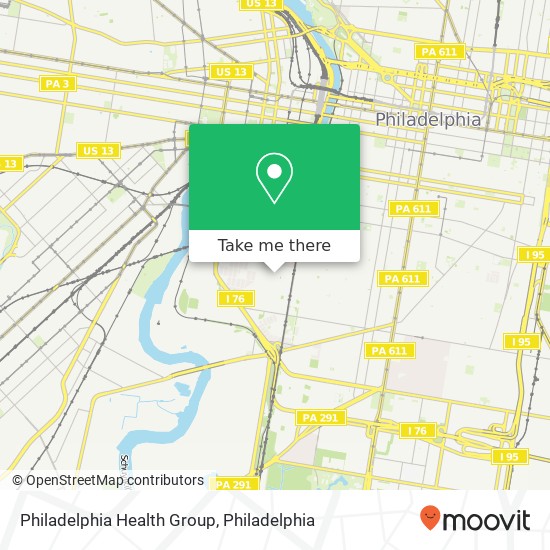 Philadelphia Health Group map