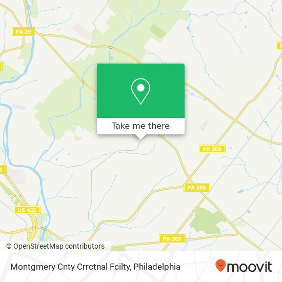 Mapa de Montgmery Cnty Crrctnal Fcilty
