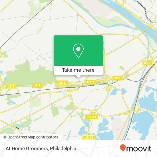 Mapa de At Home Groomers