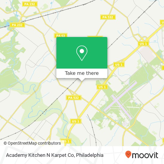 Academy Kitchen N Karpet Co map