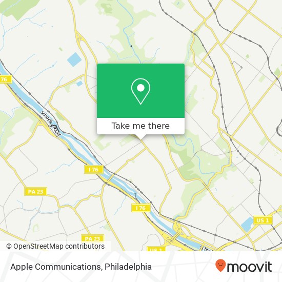 Apple Communications map