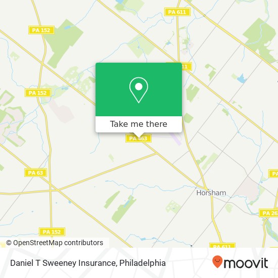 Daniel T Sweeney Insurance map