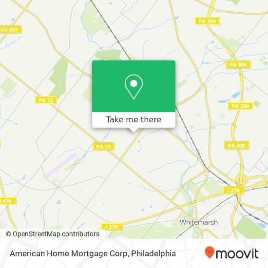 American Home Mortgage Corp map